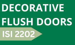decorative flush doors